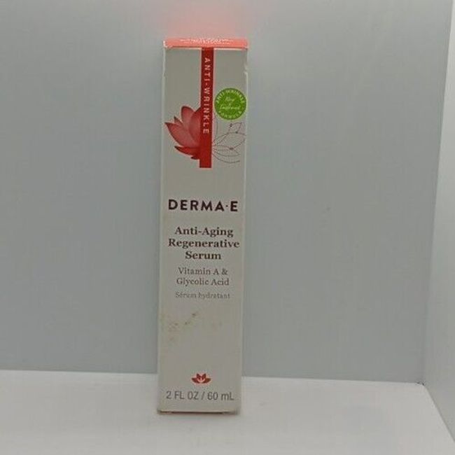 10/25 Derma E Anti-Aging Regenerative Serum 2 oz 60 ml. Night Treatment