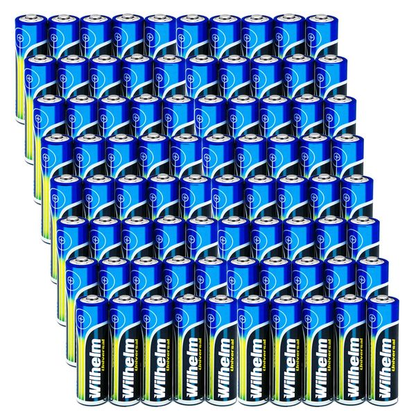 Wilhelm 80 AA Mignon Universal Alkaline Batterien im Shrink LR6…