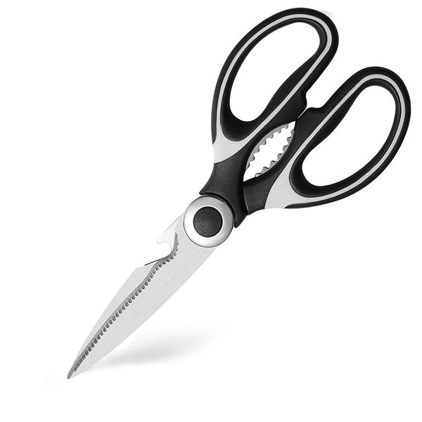 KIMINO Kitchen Scissors Cooking Scissors Cooking Scissors Vegetable Meat Cutting Multifunctional Stainless Steel Scissors Cooking Scissors Rust Resistant Scissors