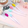 10 Pieces Lip Scrub Brush Silicone Exfoliating Colorful Lip Scrubber Double-Sided Soft Lip Brush for Lip Skin Smoothing Cleaning Lip Makeup Tools