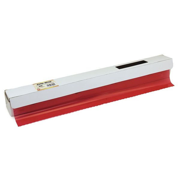 Hygloss Products Cellophane Roll – Cello Wrap in Easy Cutter Box for Crafts, Gifts, and Baskets - 20 Inches x 100 Feet - Red