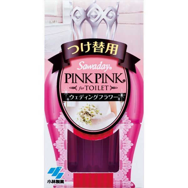 Sawaday Pink Deodorizing Air Freshener for Toilet Refill Wedding Flower 65ml