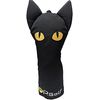 P.Golf Black Cat Head Cover (Single Item)