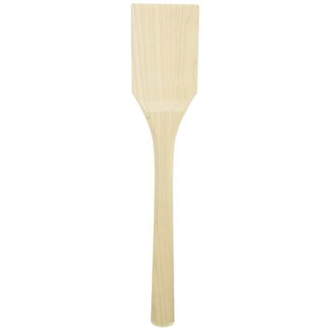 Endoshoji Commercial Square Spatula, Japanese Magnolia Wood, Made in Japan 