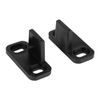 Fdit Floor Guide Clip Adjustable Sliding Bottom Door Hardware Guide for Barn Door with Screws 2Pcs
