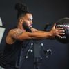 Titan Fitness 10 LB Composite Wall Ball, Soft Shell Poly-Composite Laminate