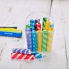 Fun Express Stripe & Polka Dot Sidewalk Chalk - 20 Pieces - Easter Basket Stuffer
