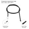 sourcing map 3 Pcs 10K NTC Thermal Sensor Probe,Epoxy Sensitive Temperature Sensor Probe 19.7 Inch Digital Thermometer Extension Cable Temp Sensor for Electrical Appliances