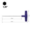VESSEL T-Handle Screwdriver Hex 1/8" TW-HIN