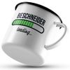 JUNIWORDS Emaille-Tasse, Beschneider loading, Schwarzer Tassenrand (6188982)