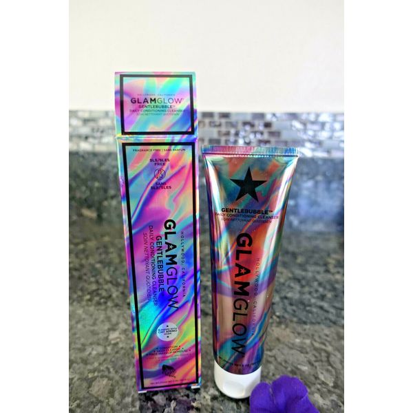 Glam glow gentlebubble daily conditioning cleanser new in box 5.oz