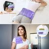 SuzziPad Microwave Heating Pad for Pain Relief, 7x18" Microwavable Heating Pads for Cramps, Muscle Ache, Joints, Neck Shoulder, Bean Bag Heating Pad Microwavable Moist Heat Pack, Warm Compress, Purple