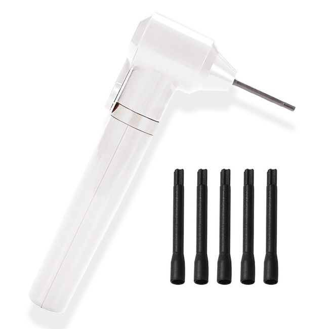 Electric Tattoo Pigment Mixer with Tattoo Ink Pigment Mixer Sticks (WHITE)