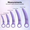 Silicone Pelvic Floor Muscle Dilator Exerciser Trainer Set - Purple