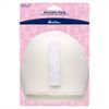 Hemline Shoulder Pads Shirt/Blouse - White - Medium