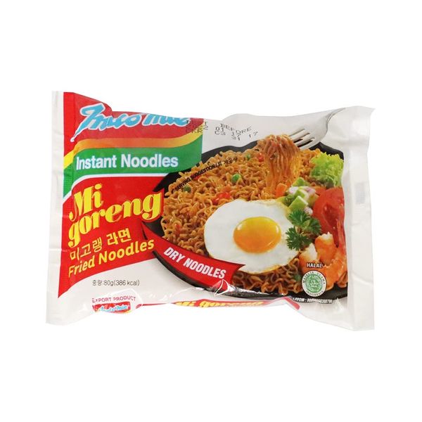 Nanyang Yuan Indomy Megoreng Set of 10 (Indonesian Style Grilled Buckwheat) (HALAL Certified Product), 80 Grams (x10)