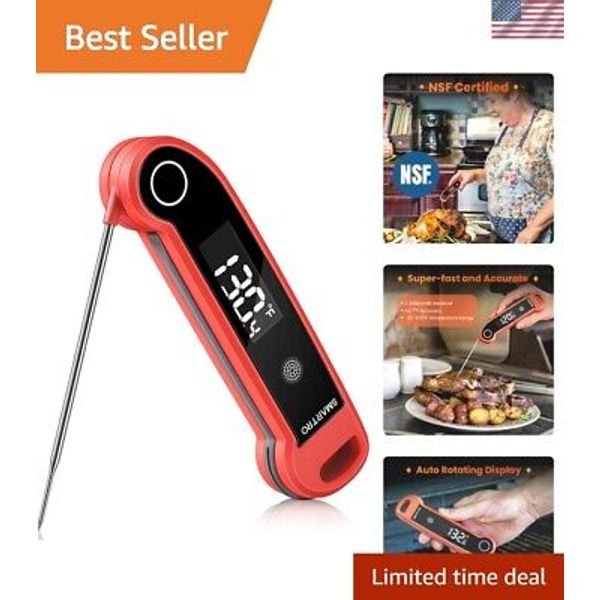 Customer-Favorite Waterproof Cooking Thermometer with Motion-Activated Features