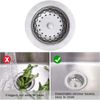 4400246 3-1/2" Kitchen Sink Strainer Assembly with Brass Locknut (Deluxe)