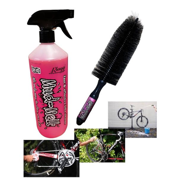 Cycling Cleaning Pack 1 Litre Mud-Melt & Free Mud-Melt Brush