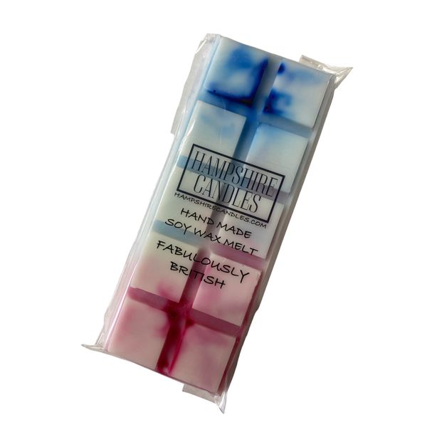 Fabulously British Wax Melts | Strong Scented | Soy Wax | Handmade Snapbar
