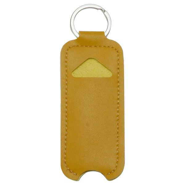 Prendre PR-LIPHOLDER-YE Lip Cream Case Holder Carrying Ring Included Portable Lip Accessory for Men Women (Yellow)