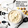 Silicone Kitchen Utensils Set & Holder: Cooking Utensils Set - Kitchen Essential
