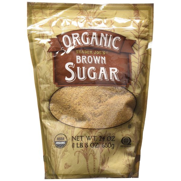 Trader Joes Organic Brown Sugar,NET WT. 24 oz