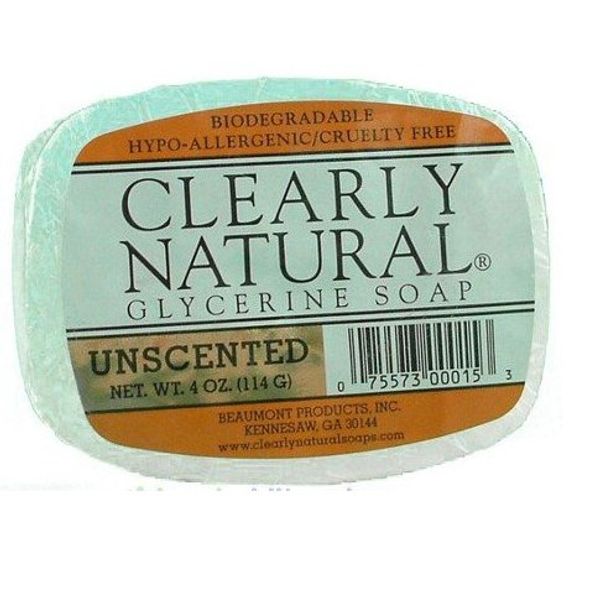 Glycerine Soap Bar Unscented (6 Pack)