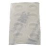 Round Clear Silicone Pad, 2mm Height, 8mm Diameter, 8-Pack