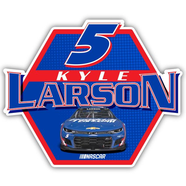 Nascar # 5 Kyle Larson 12-Inch Vinyl Decal Stiker