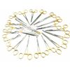 GERMAN 82 PCS GOLD HANDLE GENERAL SURGERY SPAY PACK DENTAL SURGICAL INSTRUMENTS