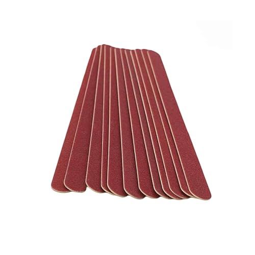 GOOD STUFF Professional Nail Files in Wood and Sanding Paper – Pack of 20 Manicure Files 16.5 x 1 cm. Ideal for All Types of Nails. Double Sided Abrasive