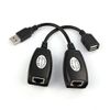 JsER USB Extension Extender Adapter up to 150ft Using Cat5 rj45 LAN Cable