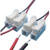 20 X Singles Self Locking Electric Cable Terminal Connec. 1 - 2 or 3- Lock Wire.