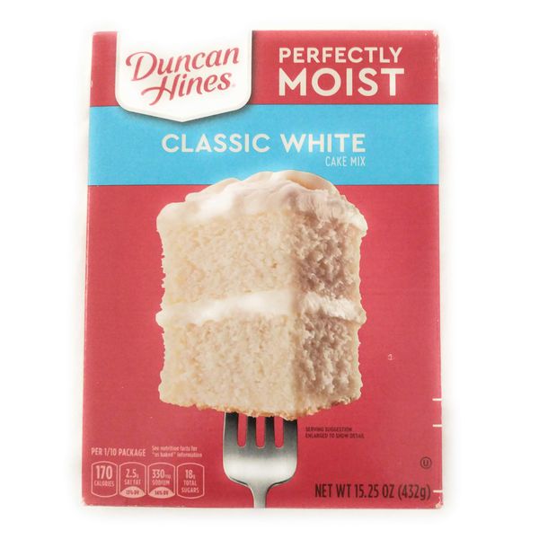 Duncan Hines, Classic White Cake Mix, 16.50oz Box (Pack of 2)