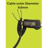 3 Core Black Flex Cable, 5 Metres, 3183Y (0.75mm²)