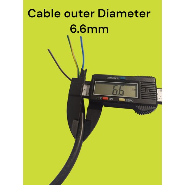 3 Core Black Flex Cable, 5 Metres, 3183Y (0.75mm²)