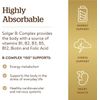 Solgar B-Complex "100", 250 Vegetable Capsules - Non-GMO, Vegan, Gluten / Dairy