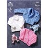 King Cole Baby Aran Pattern 2907 16" - 26"