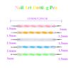 5 pc 2 Way Dotting Pen Tool Nail Art Tip Dot Paint Manicure kit (5PC)