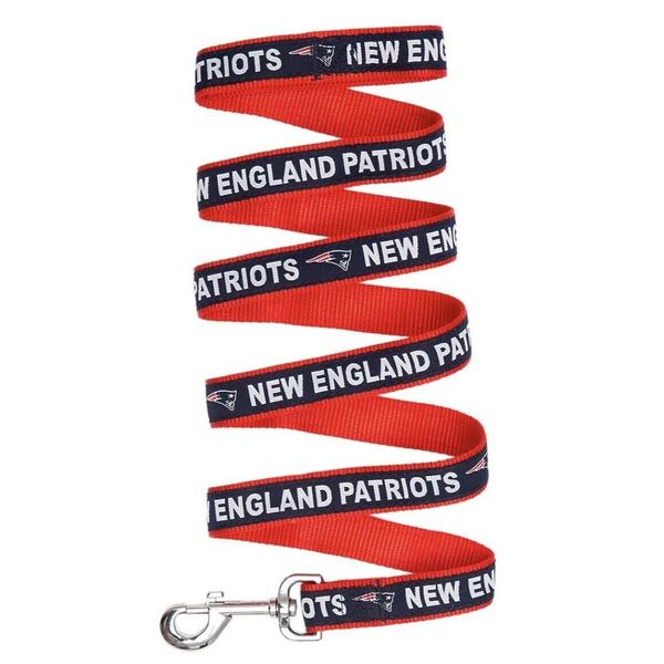 NFL New England Patriots Pet Leash Officially Licensed SMALL 3/8"  x 4' Long NWT