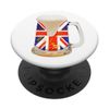 "British Flag Union Jack Beer Mug" funny graphic design PopSockets Swappable PopGrip