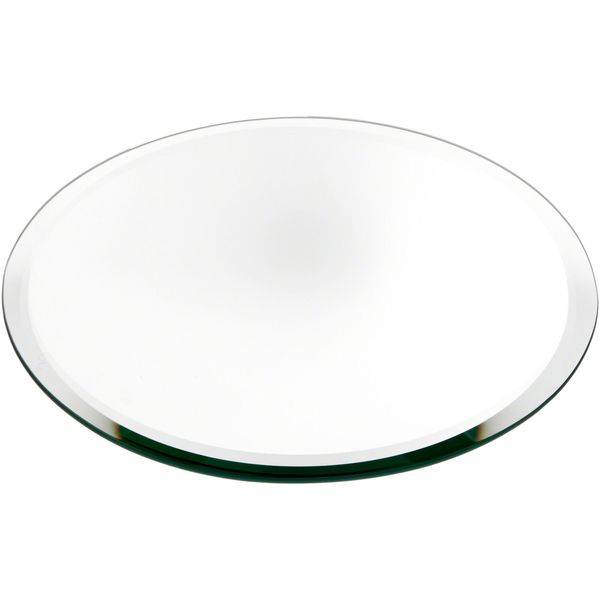 Plymor Round 3mm Beveled Glass Mirror, 10 inch x 10 inch