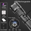 Super Bright Powerful Flashlight 4 CORES Rechargeable Zoom Torch