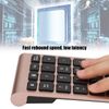 Bluetooth Number Pad, 22 Keys Numeric Keypad Portable Mini Keyboard for Laptop Desktop PC Notebook (rose gold)
