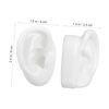 iplusmile Artificial Ear Molds Silicone Ear Model Simulated Ear Molds for Studs Earring Display M