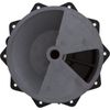 Lid Assembly, Praher ABS Top/Side Mount Valves, 2", Blk, 125gpm