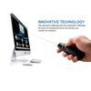 HUACAM Wireless Presenter, 2.4GHz Wireless USB Presentation Clicker, Powerpoint Clicker with Laser, PPT Remote Control Presentation Pointer for Mac/PC/Laptop