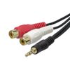 Across AVC136 RCA Cable, AUDIO Converter Cable, 3.5m Stereo Mini Plug, 2 x RCA Jacks