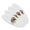 Illinois State Flag Double-Sided Oval Nail File Emery Board Set 4 Pack